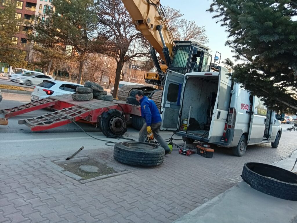 Kamyon lastik tamiri